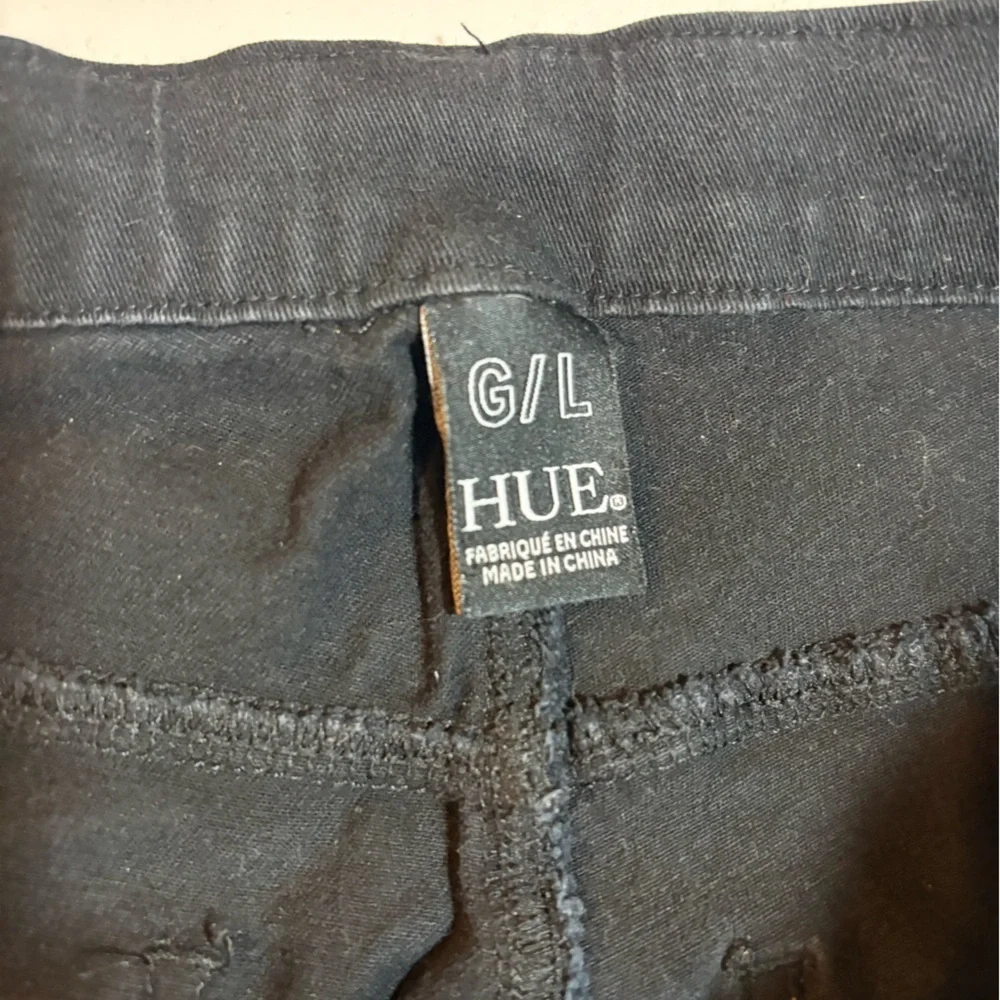 HUE Black Skinny Distressed Women's Jeans - Picture 5 of 5